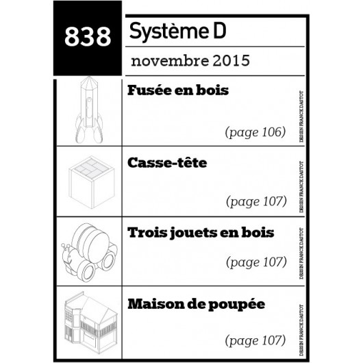 Fusée En Bois Casse Tête Trois Jouets En Bois Maison De Poupée